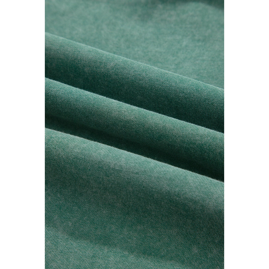 Smoke Green Plaid Colorblock Hoodie Tops/Sweatshirts & Hoodies