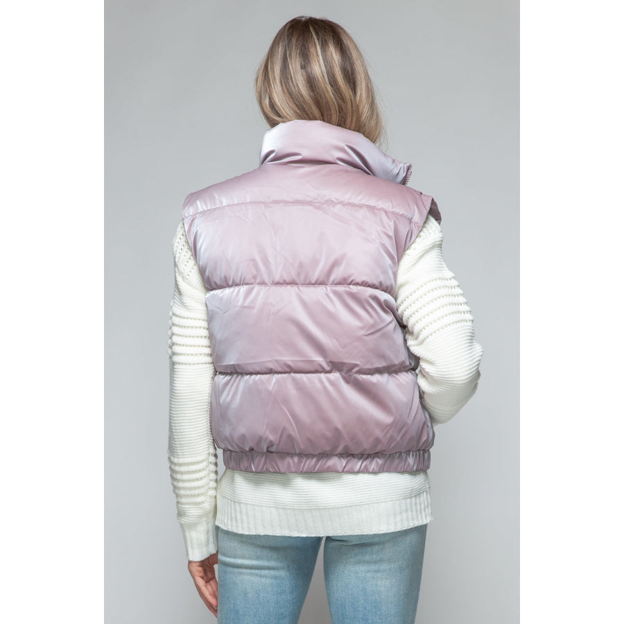 Snobbish Fine Fur Lining Quilted Vest Apparel and Accessories