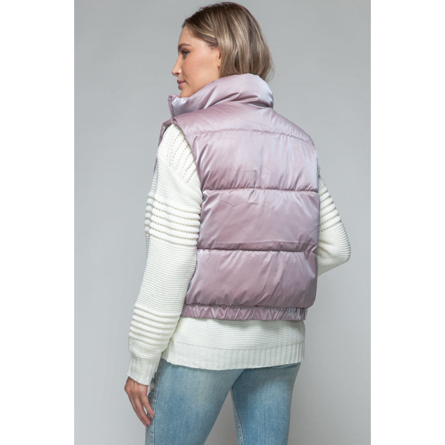 Snobbish Fine Fur Lining Quilted Vest Apparel and Accessories