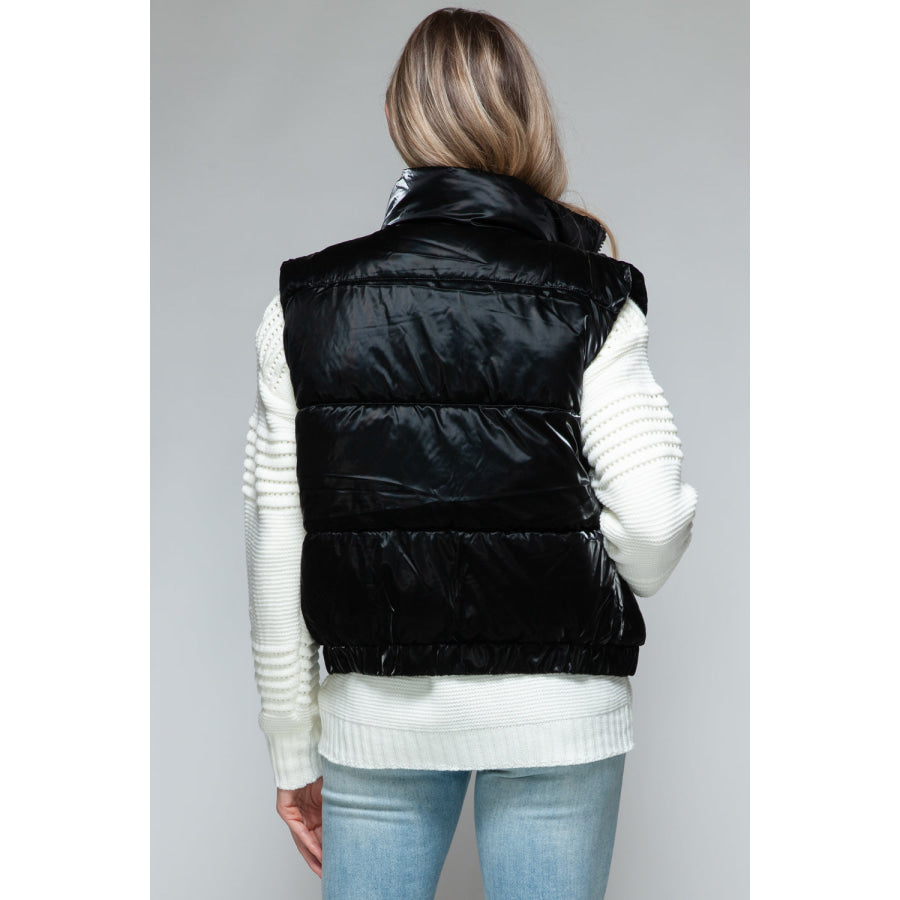 Snobbish Fine Fur Lining Quilted Vest Apparel and Accessories