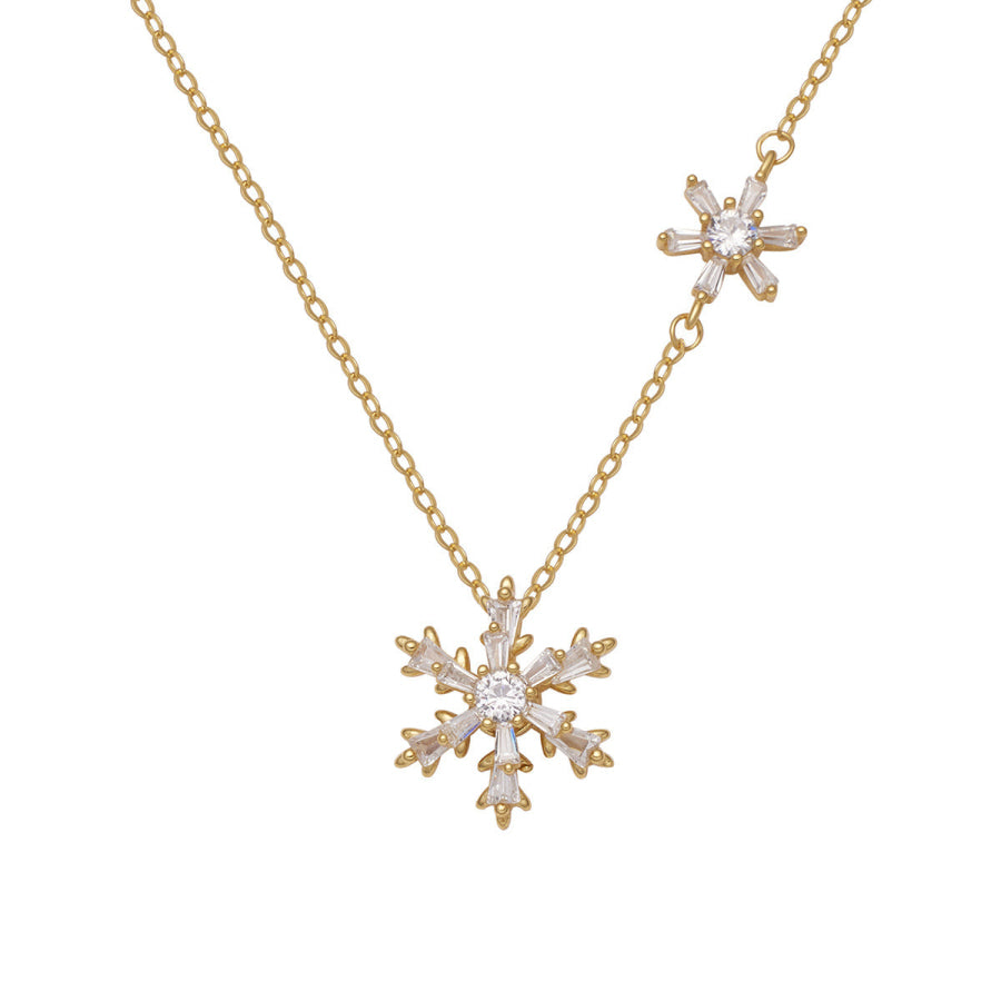 Snowflake Pendant Necklace Apparel and Accessories