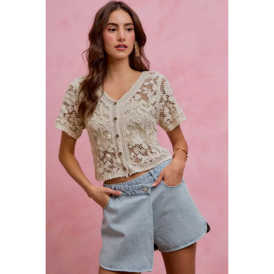 SO ME Washed Denim Wrap Skorts Apparel and Accessories