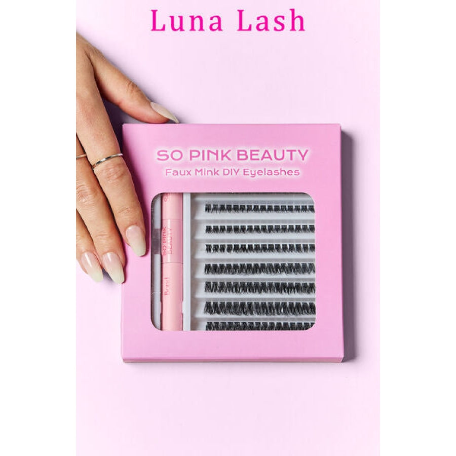 SO PINK BEAUTY Faux Mink Eyelashes Cluster Multipack Luna Lash / One Size Apparel and Accessories