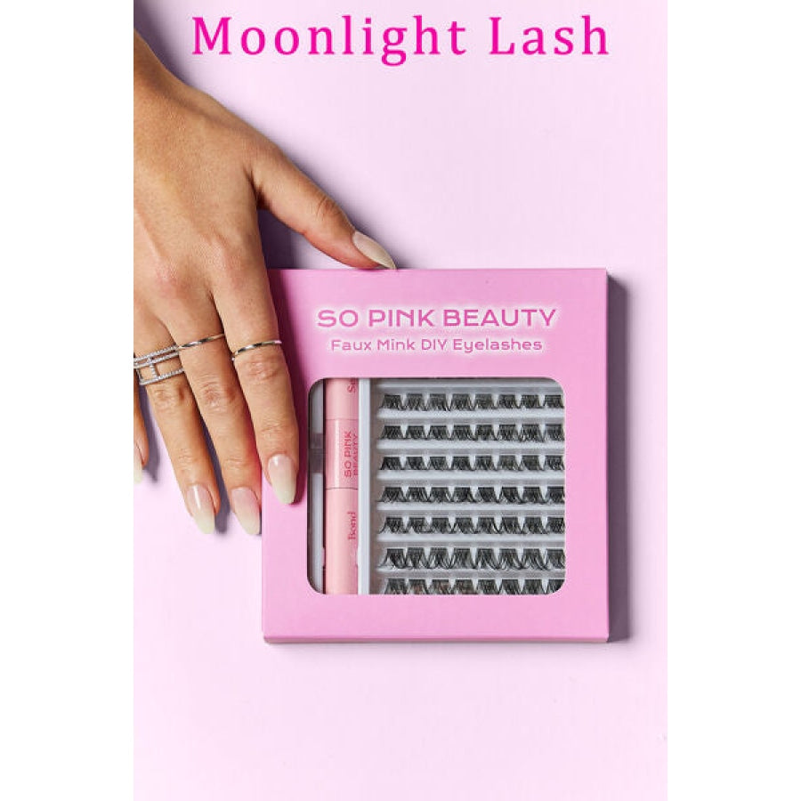 SO PINK BEAUTY Faux Mink Eyelashes Cluster Multipack Moonlight Lash / One Size Apparel and Accessories