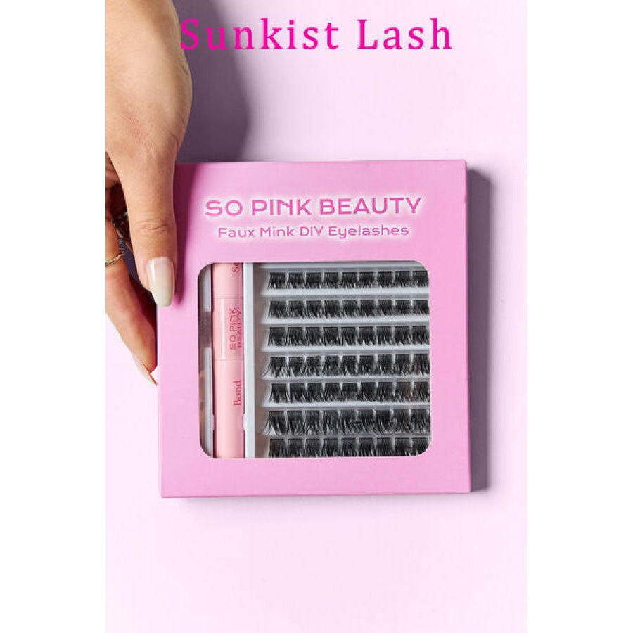 SO PINK BEAUTY Faux Mink Eyelashes Cluster Multipack Sunkist Lash / One Size Apparel and Accessories