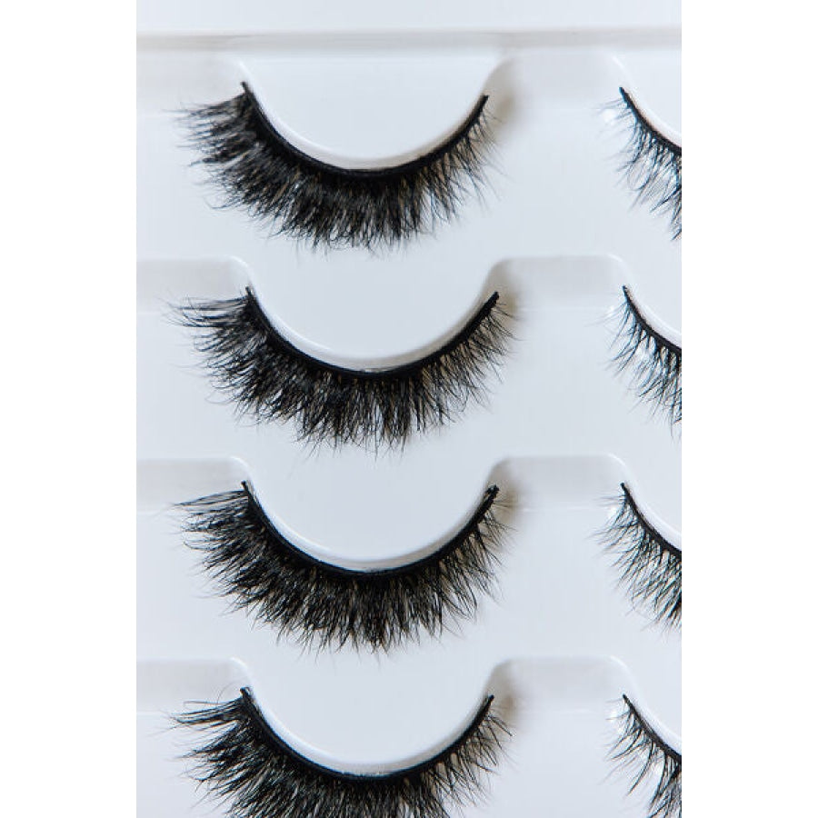 SO PINK BEAUTY Mink Eyelashes 5 Pairs Apparel and Accessories