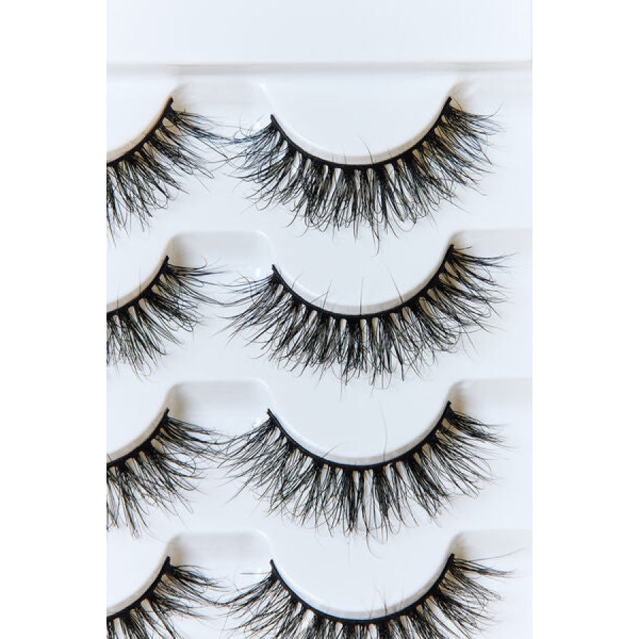 SO PINK BEAUTY Mink Eyelashes 5 Pairs Apparel and Accessories