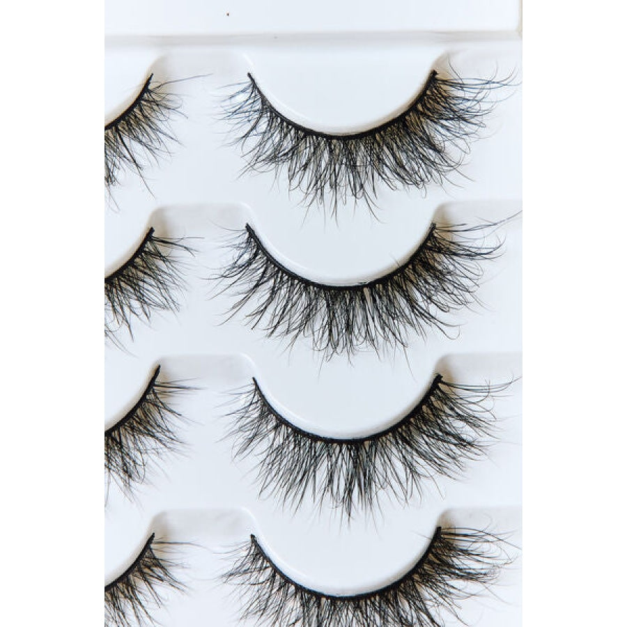 SO PINK BEAUTY Mink Eyelashes 5 Pairs Apparel and Accessories