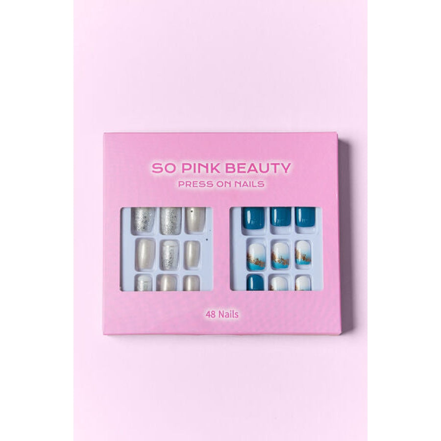 SO PINK BEAUTY Press On Nails 2 Packs Apparel and Accessories