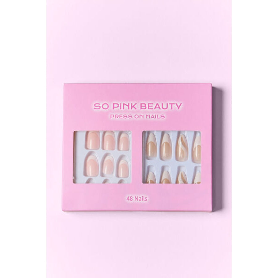 SO PINK BEAUTY Press On Nails 2 Packs Apparel and Accessories