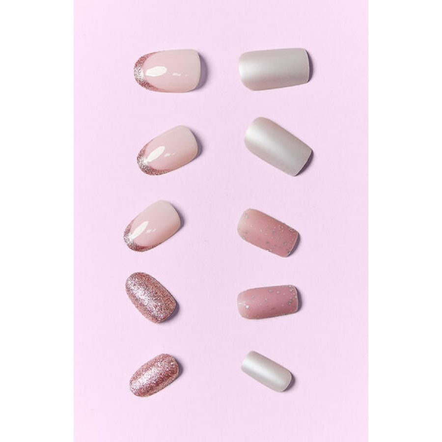 SO PINK BEAUTY Press On Nails 2 Packs Apparel and Accessories