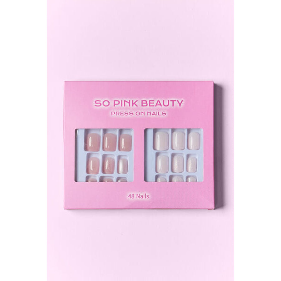 SO PINK BEAUTY Press On Nails 2 Packs Apparel and Accessories