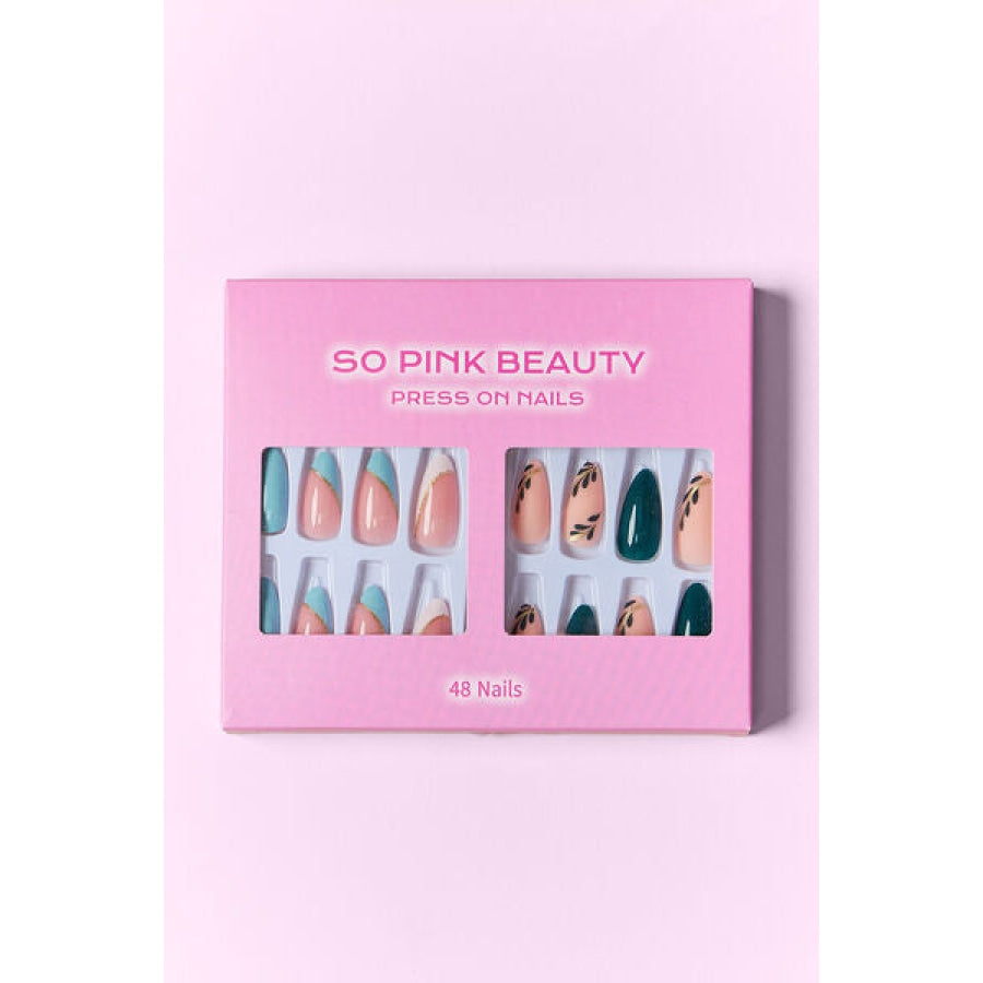 SO PINK BEAUTY Press On Nails 2 Packs Apparel and Accessories