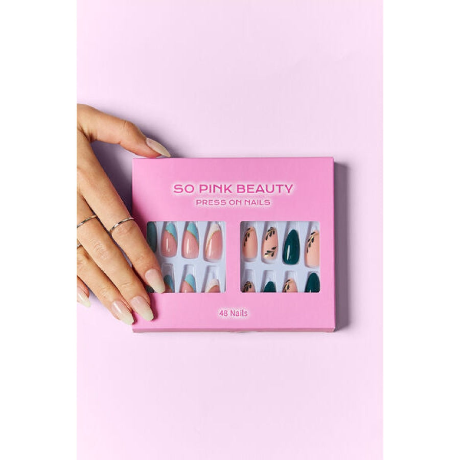 SO PINK BEAUTY Press On Nails 2 Packs Dreamy / One Size Apparel and Accessories