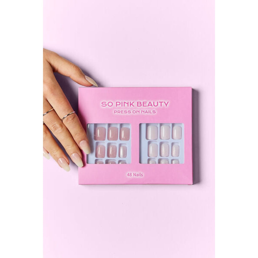 SO PINK BEAUTY Press On Nails 2 Packs Elegance / One Size Apparel and Accessories