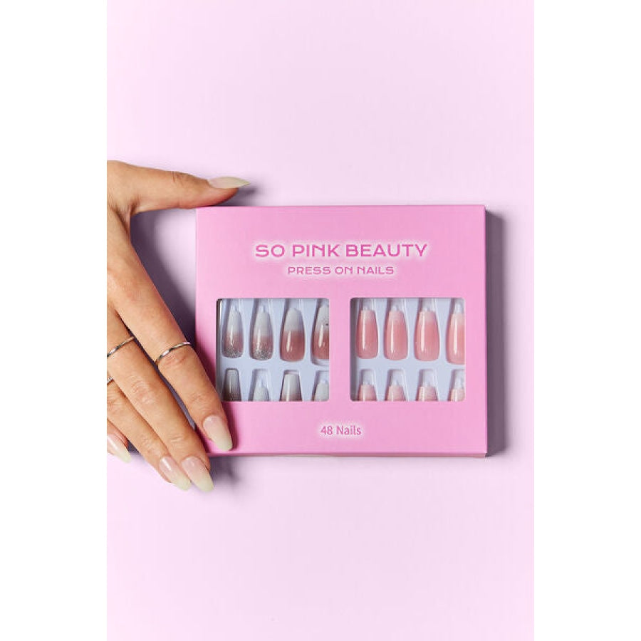 SO PINK BEAUTY Press On Nails 2 Packs Heartbreaker / One Size Apparel and Accessories