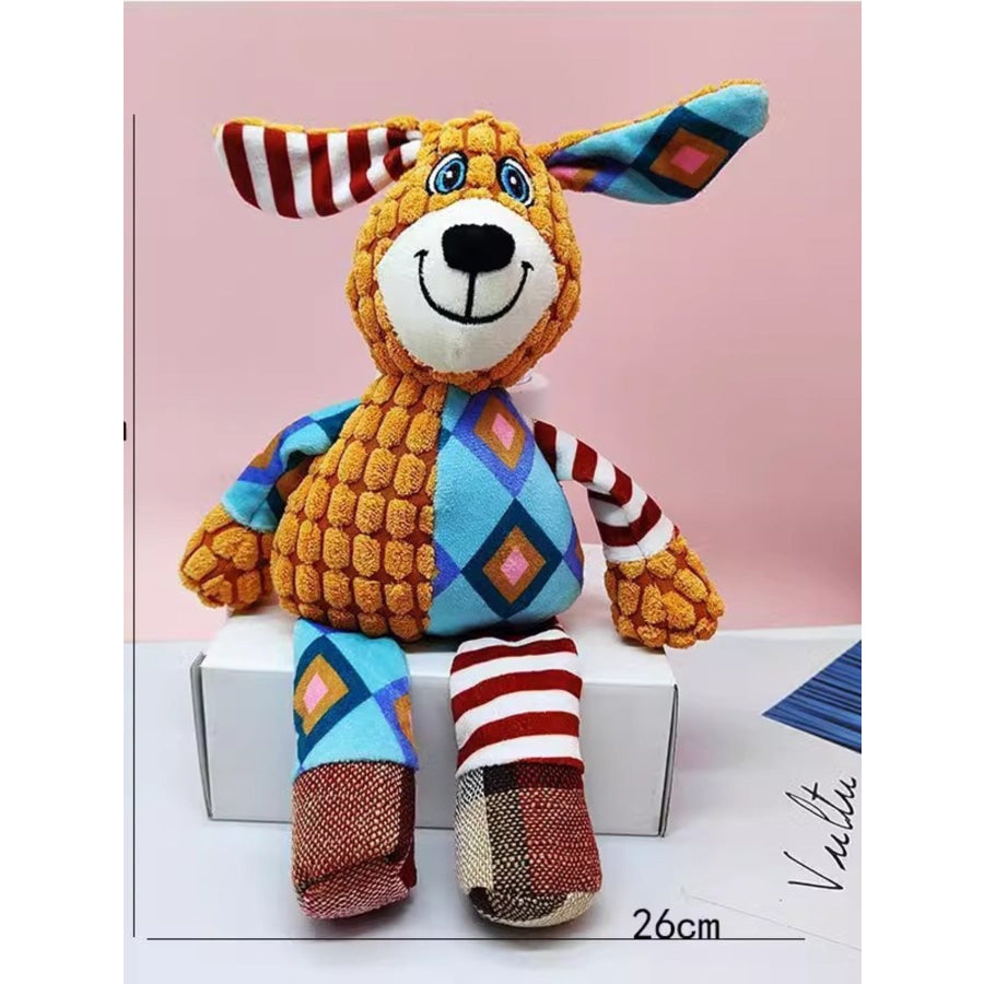 Soft Plush Animal Pet Toys Caramel / ONESIZE Apparel and Accessories