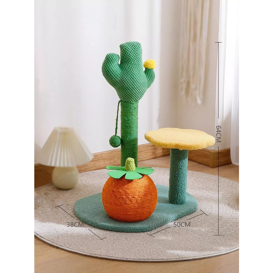 Soft Plush Cat Scratching Post Apparel and Accessories