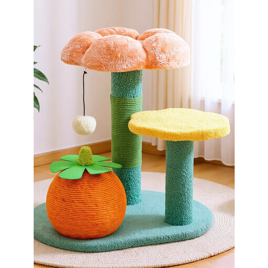 Soft Plush Cat Scratching Post Apparel and Accessories