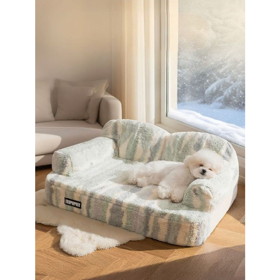 Soft Plush Pet Bed Light Mint Blue / M Apparel and Accessories
