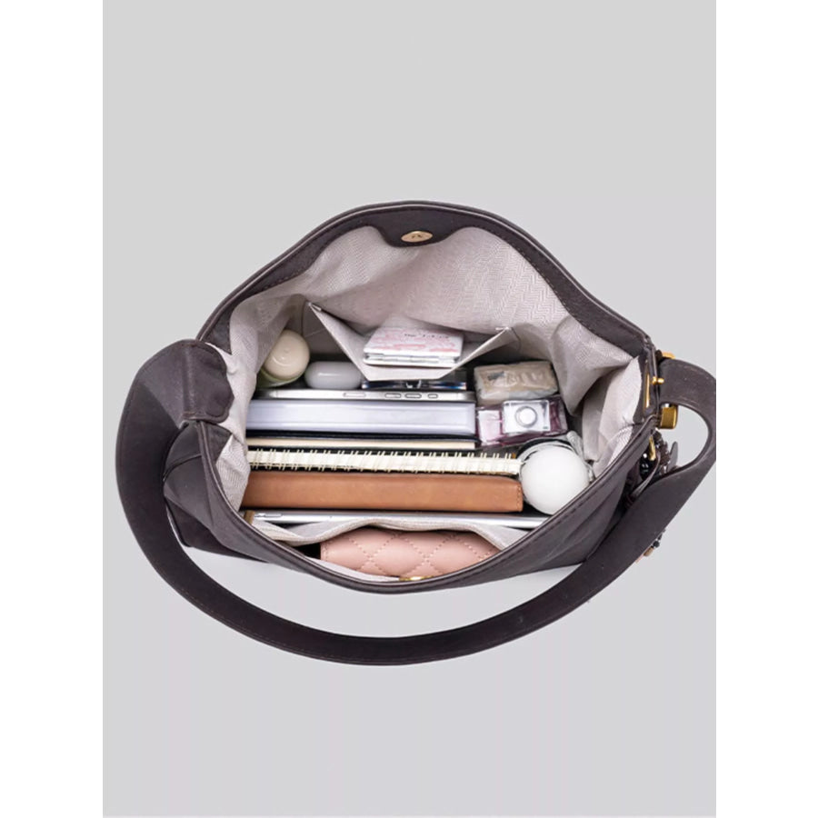 Soft Touch Hobo Shoulder Bag Brown / onesize Apparel and Accessories