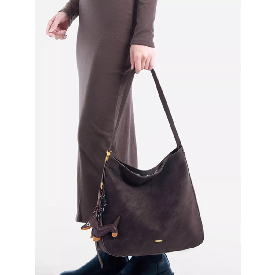Soft Touch Hobo Shoulder Bag Brown / onesize Apparel and Accessories