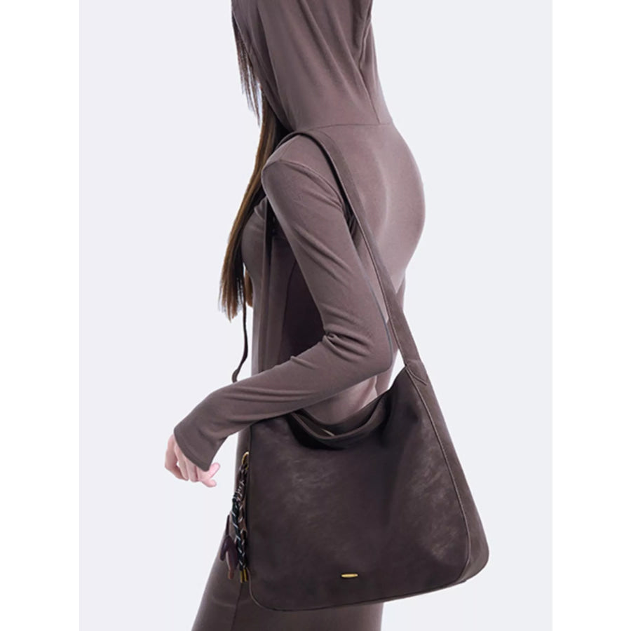 Soft Touch Hobo Shoulder Bag Brown / onesize Apparel and Accessories