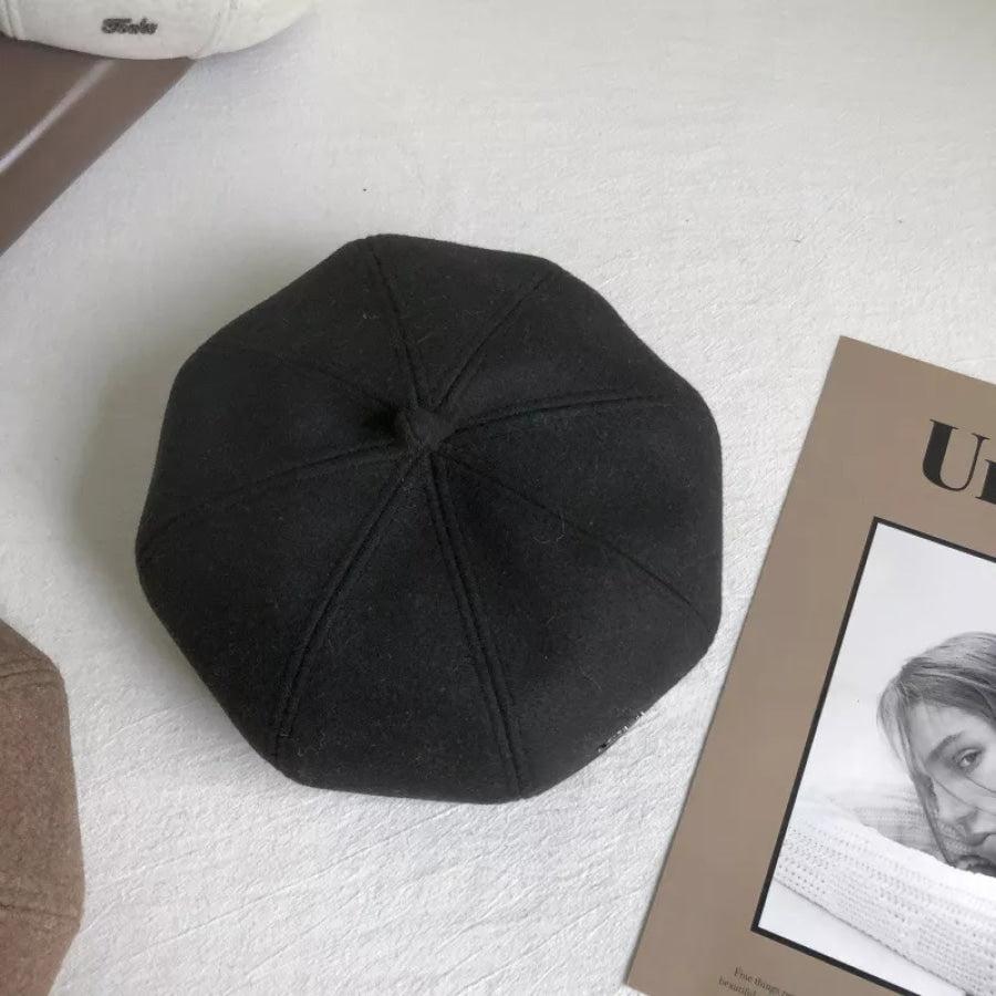Solid Color Beret Hat Apparel and Accessories