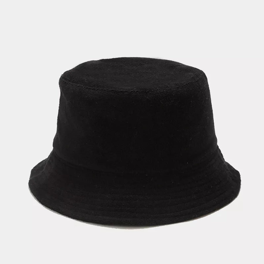 Solid Color Bucket Hat Black / One Size Apparel and Accessories