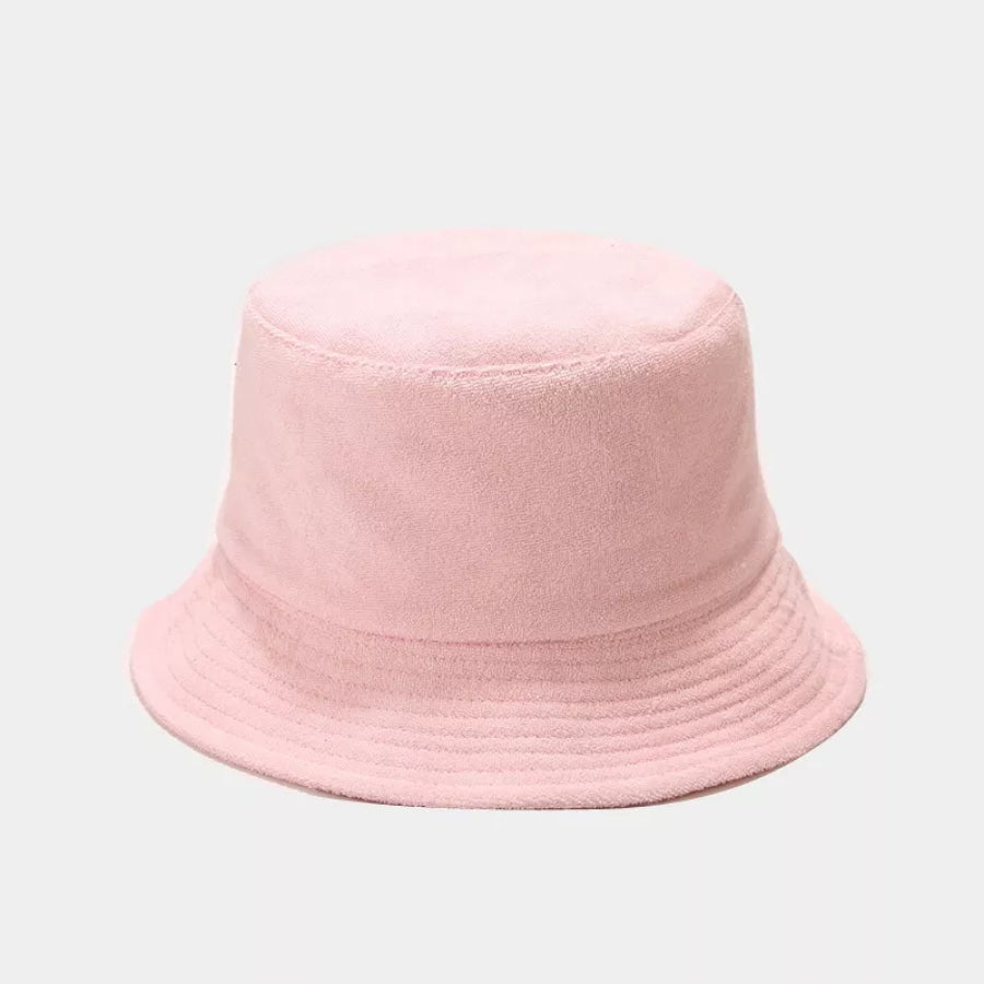 Solid Color Bucket Hat Pink / One Size Apparel and Accessories