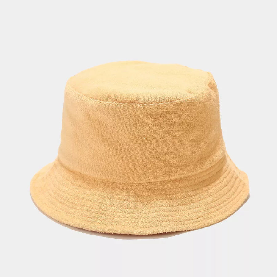 Solid Color Bucket Hat Yellow / One Size Apparel and Accessories