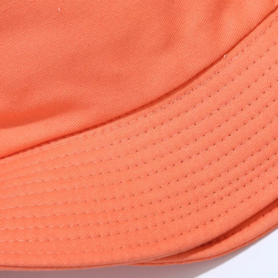 Solid Color Cotton Bucket Hat Apparel and Accessories