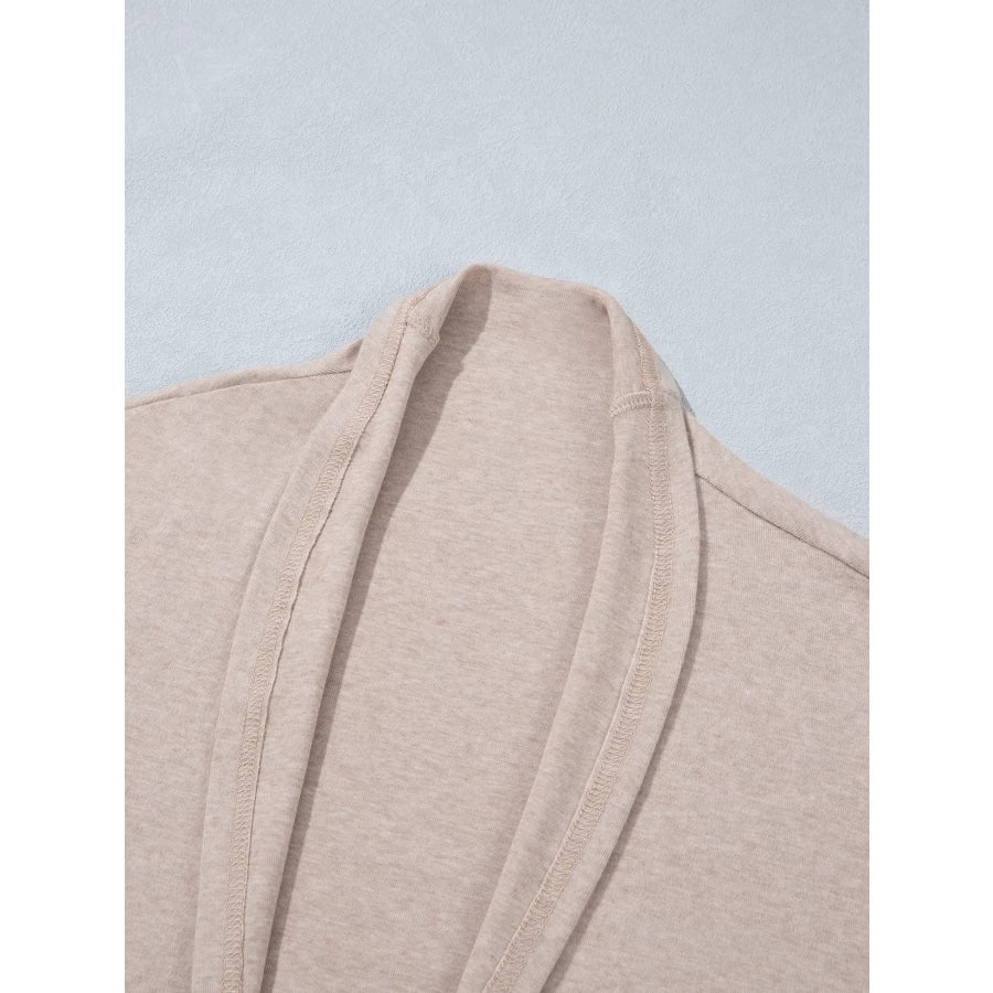 Solid Color Long Sleeve Casual Tunic Shift Cardigan Apparel and Accessories