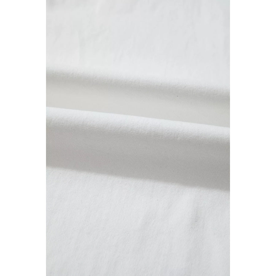 Solid Color Loose Casual Jeans Apparel and Accessories