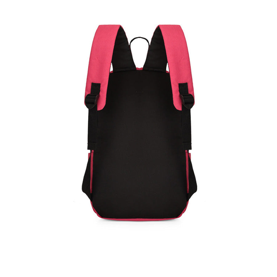 Solid Color Nylon Backpack Bag Apparel and Accessories