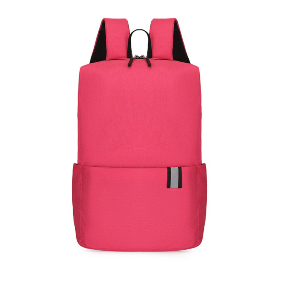 Solid Color Nylon Backpack Bag Apparel and Accessories
