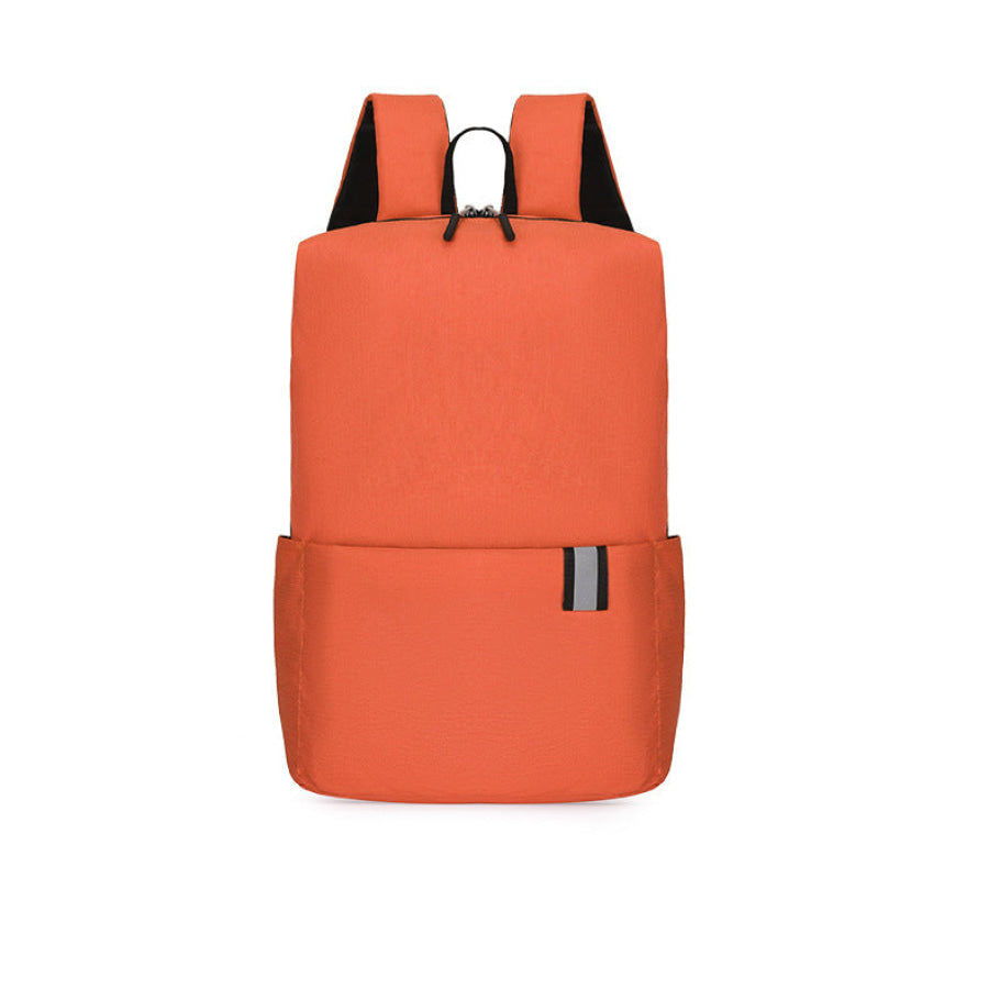 Solid Color Nylon Backpack Bag Apparel and Accessories