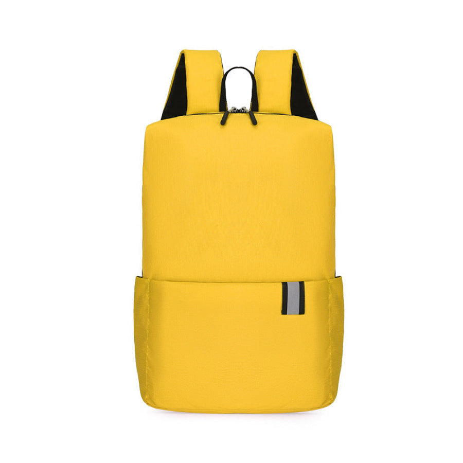 Solid Color Nylon Backpack Bag Apparel and Accessories