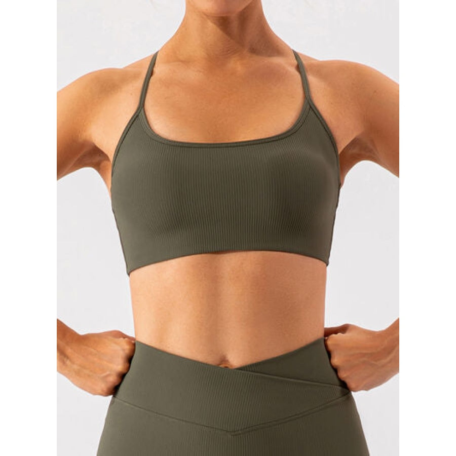 Spaghetti Strap Active Bra Apparel and Accessories