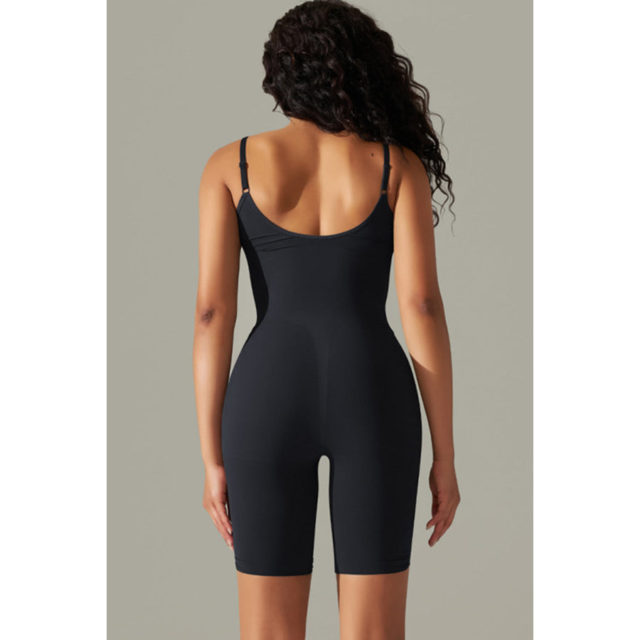 Spaghetti Strap Active Romper Black / XS Apparel and Accessories