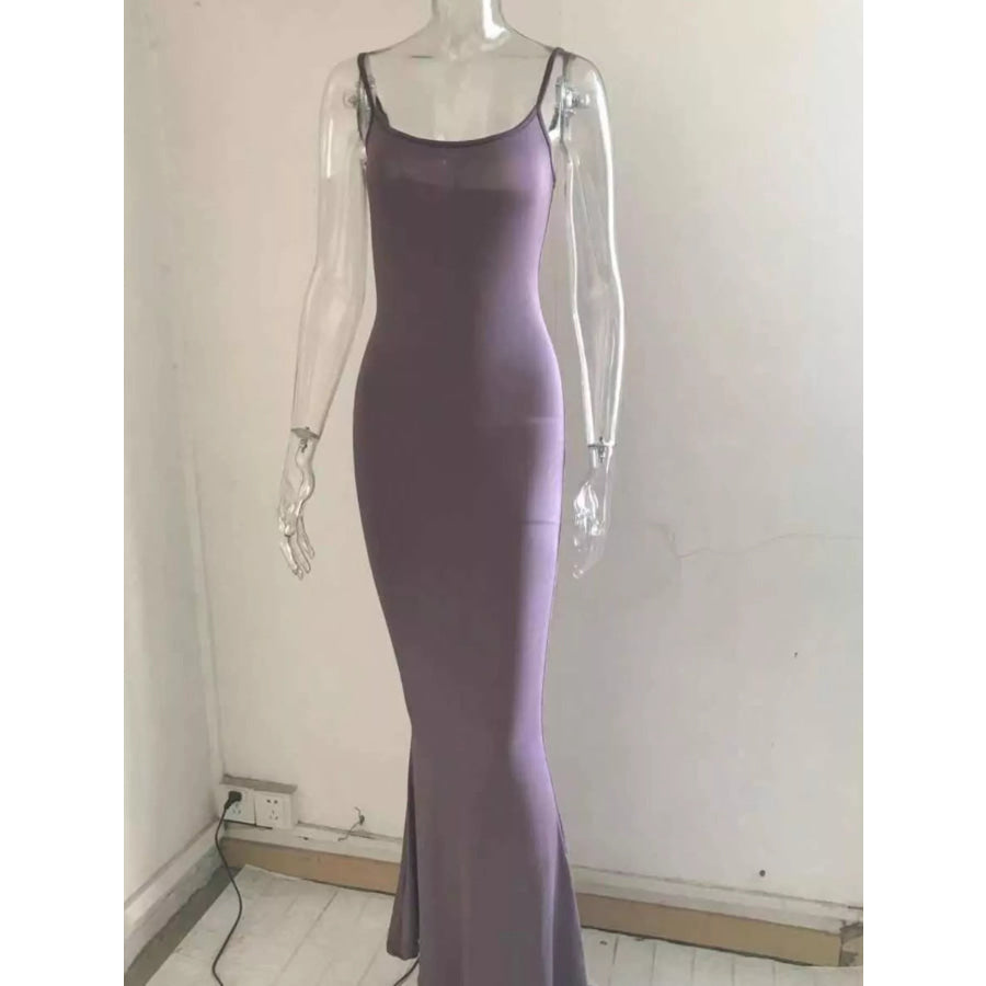 Spaghetti Strap Bodycon Maxi Dress Apparel and Accessories