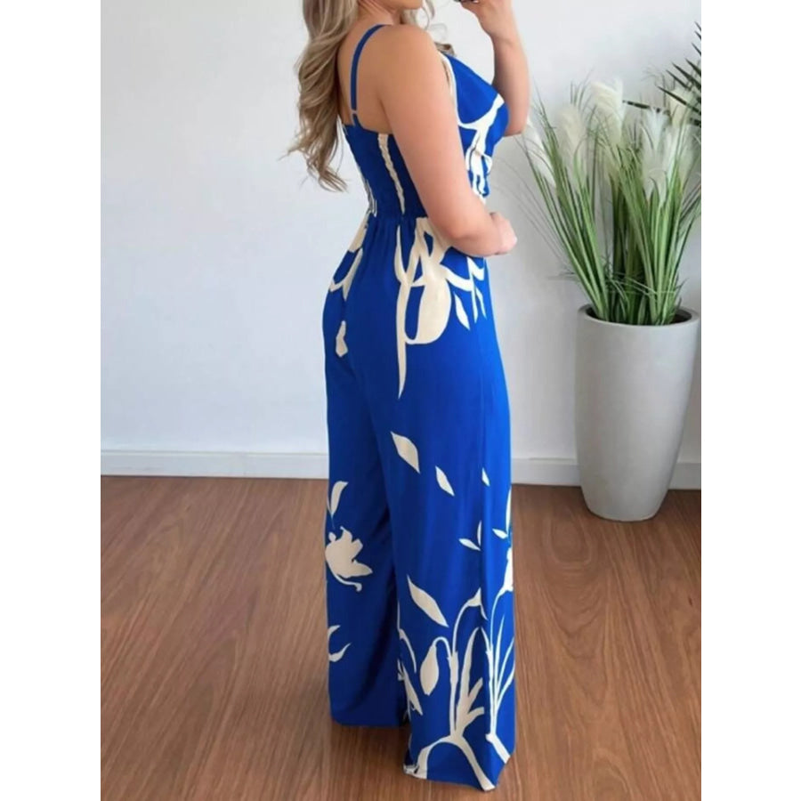 Spaghetti Strap Wide Leg Jumpsuit Apparel and Accessories
