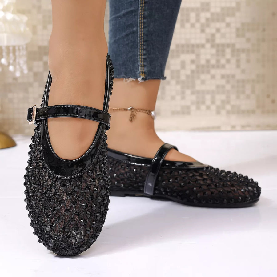 Sparkling Mesh Mary Jane Sneakers Apparel and Accessories