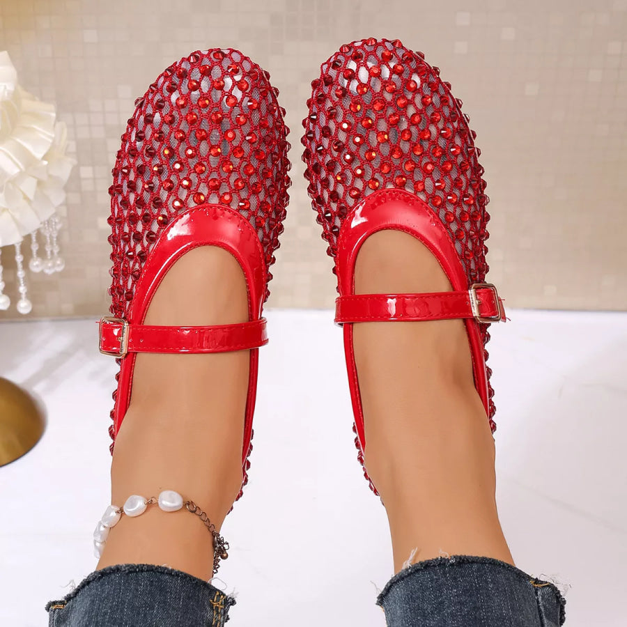 Sparkling Mesh Mary Jane Sneakers Apparel and Accessories