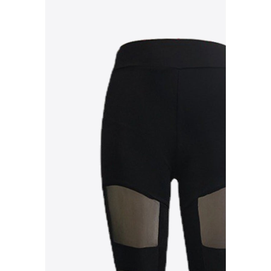 Spliced Mesh Leggings