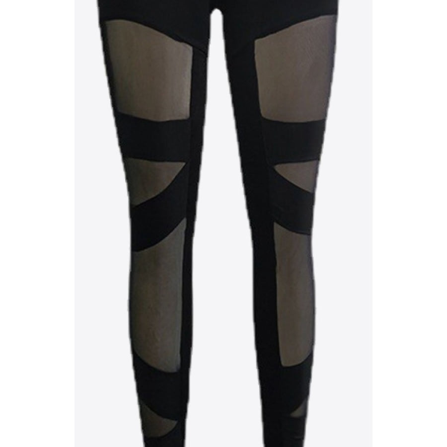 Spliced Mesh Leggings