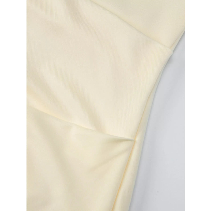 Split Backless Halter Neck Maxi Dress Apparel and Accessories
