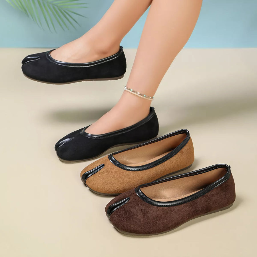 Split-Toe Slip-Ons Apparel and Accessories