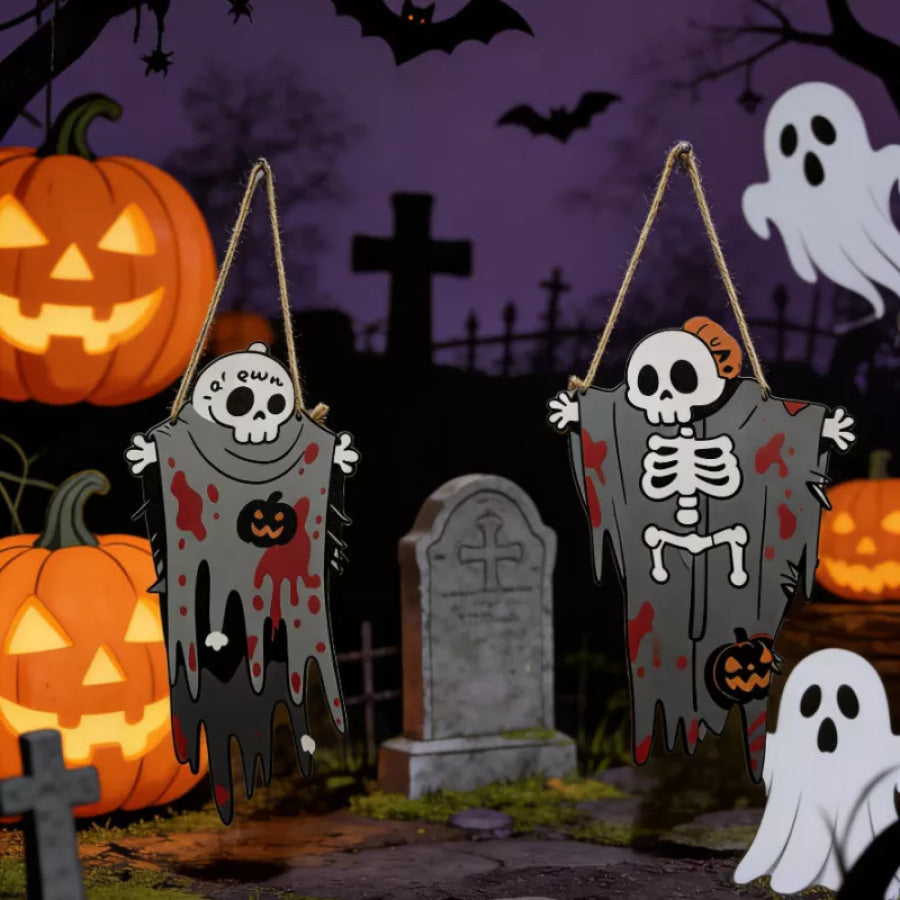 Spooky Hanging Skeleton Decorative Ornament Apparel and Accessories