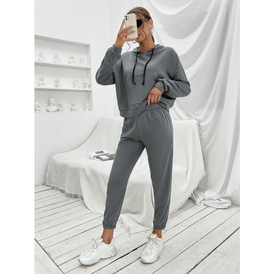 Sports Hoodie and Joggers Set Charcoal / S
